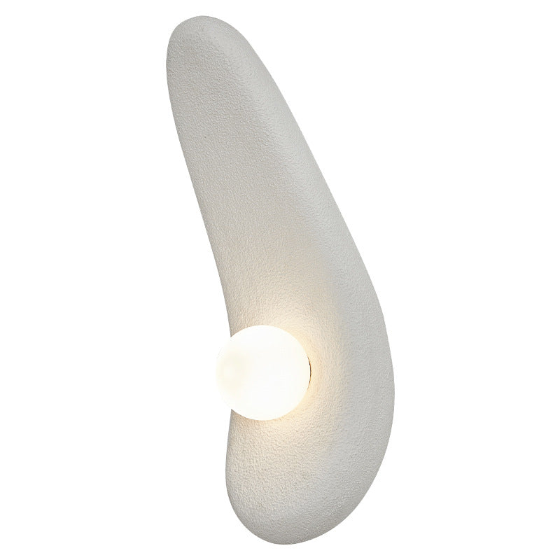 Irregular Long Curved Oval Wall Lamp