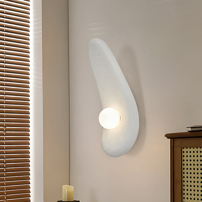 Irregular Long Curved Oval Wall Lamp