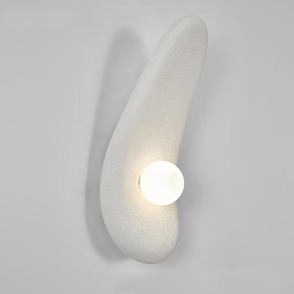Irregular Long Curved Oval Wall Lamp