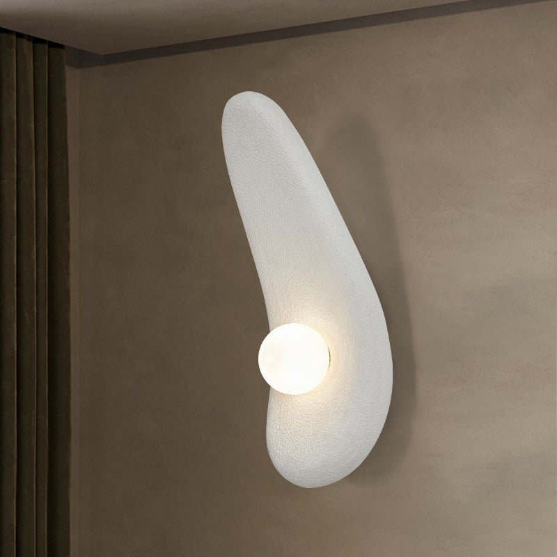 Irregular Long Curved Oval Wall Lamp