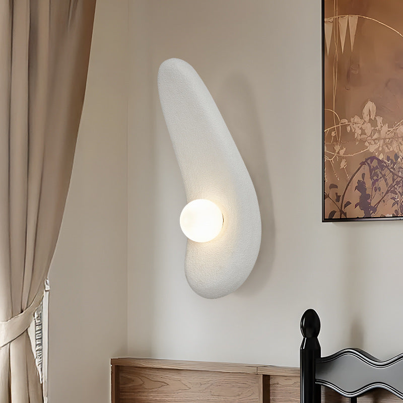 Irregular Long Curved Oval Wall Lamp