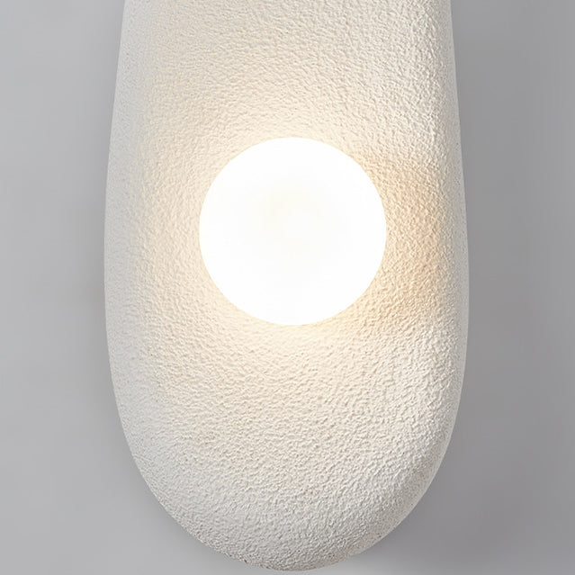 Irregular Long Curved Oval Wall Lamp