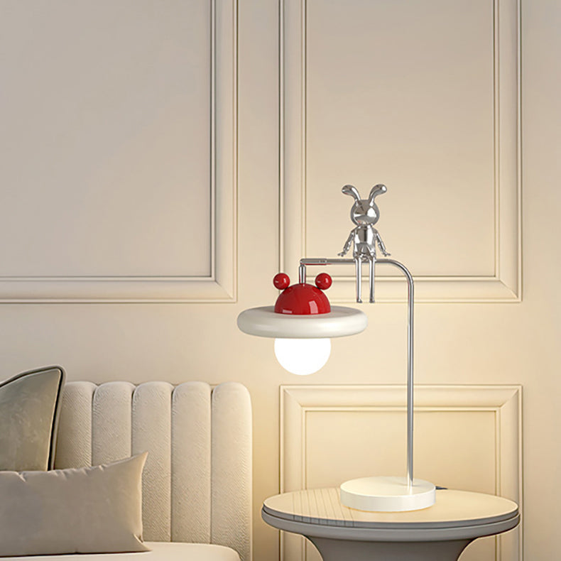 Cartoon Bunny Bear Sphere Table Lamp