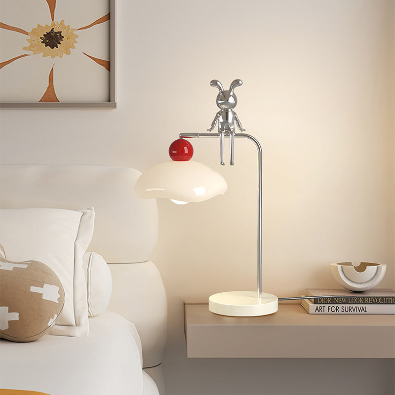 Cartoon Bunny Bear Sphere Table Lamp