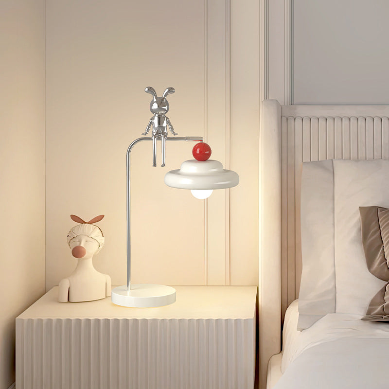 Cartoon Bunny Bear Sphere Table Lamp
