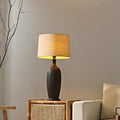 Oval Bottle Cylinder Ceramic Table Lamp