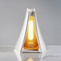 Prism Tower Plaster Bedroom Table Lamp