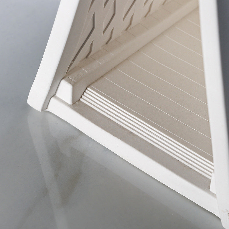 Prism Tower Plaster Bedroom Table Lamp