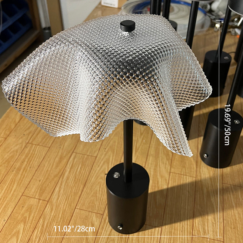 Cylinder Lattice Mesh Iron Table Lamp