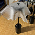 Cylinder Lattice Mesh Iron Table Lamp