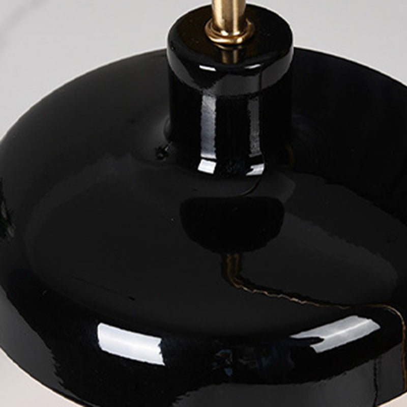 Round Disc Rectangular Marble Table Lamp