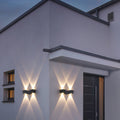 Wave Rectangle Half Circle Outdoor Light