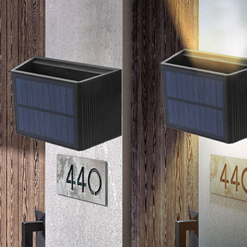 Trapezoidal Rectangle ABS Garden Outdoor Light