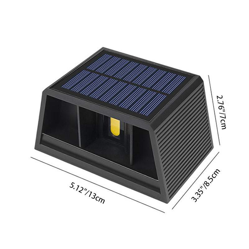 Trapezoidal Rectangle ABS Garden Outdoor Light