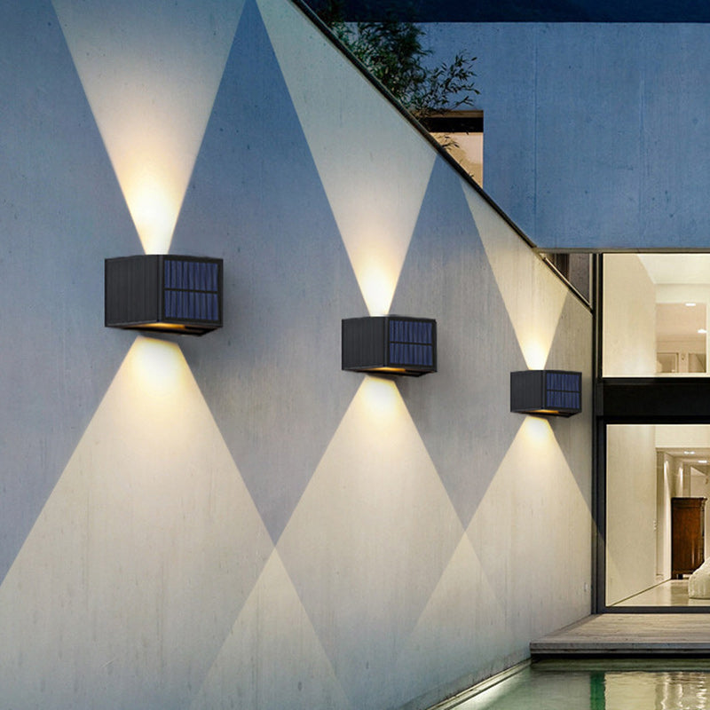 Trapezoidal Rectangle ABS Garden Outdoor Light