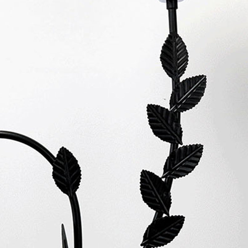Round Cylinder Flower Chandelier 3-Light Floor Lamp
