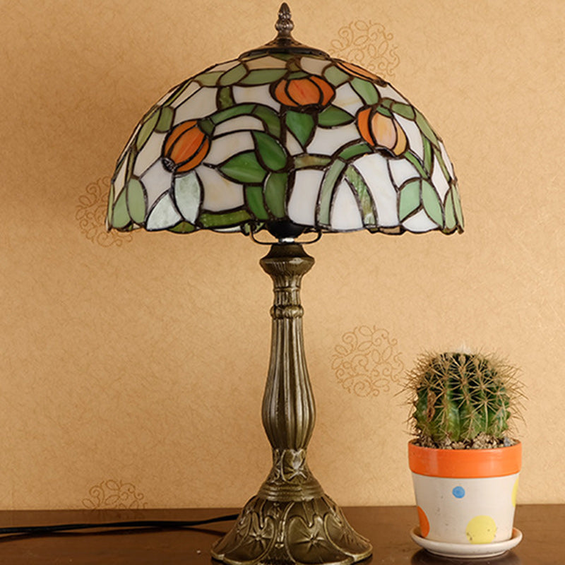 Half Round Oval Lotus Table Lamp