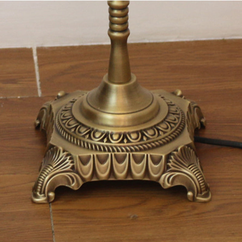 Traditional Vintage Cylinder Semicircle Floor Lamp