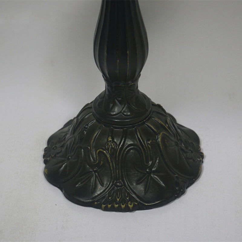 Semicircle Cylinder Aluminum Glass Table Lamp