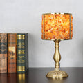 Cylinder Striped Pellet Shard Table Lamp