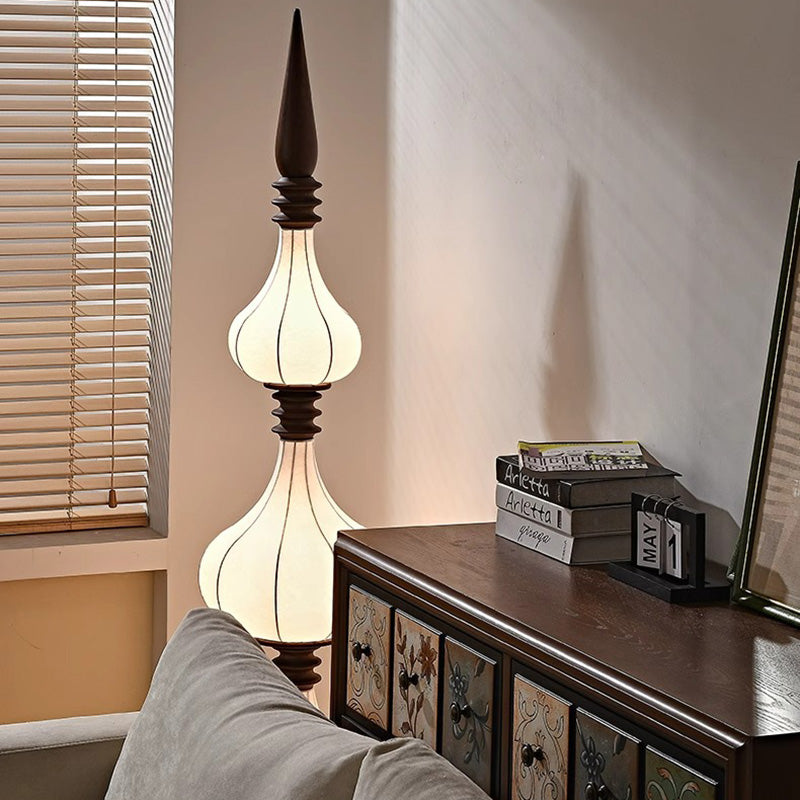 Oval Teardrop Onion Multilayer Floor Lamp