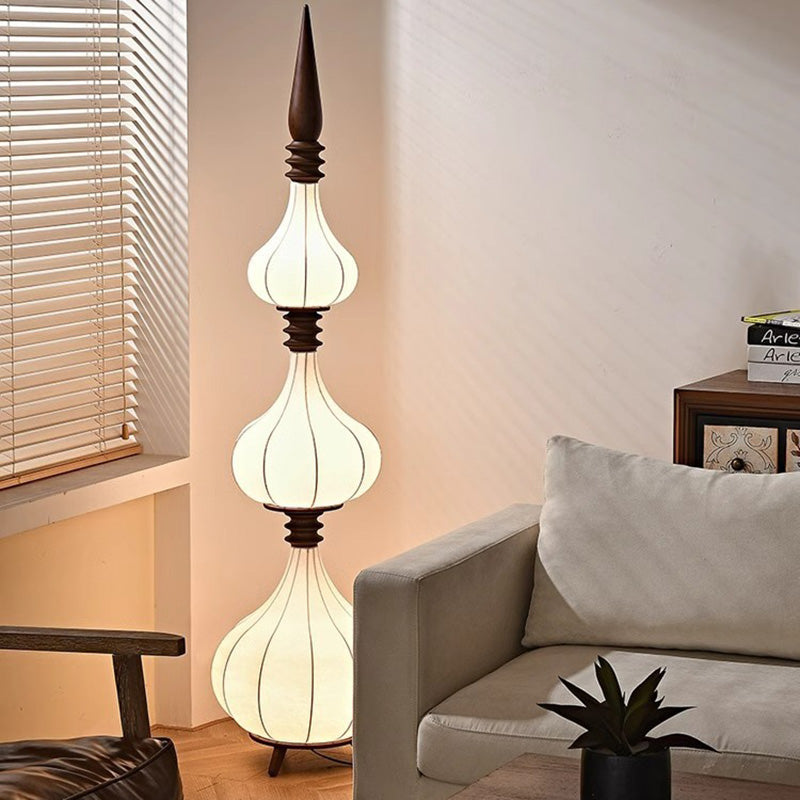 Oval Teardrop Onion Multilayer Floor Lamp