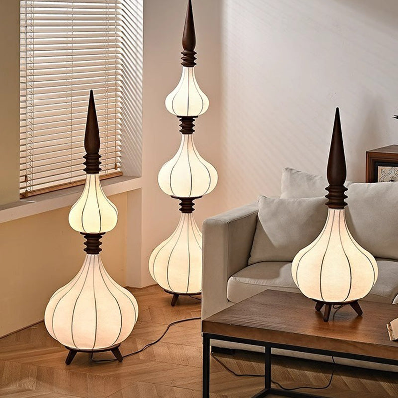 Oval Teardrop Onion Multilayer Floor Lamp