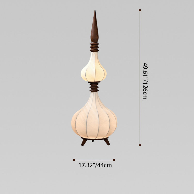 Oval Teardrop Onion Multilayer Floor Lamp