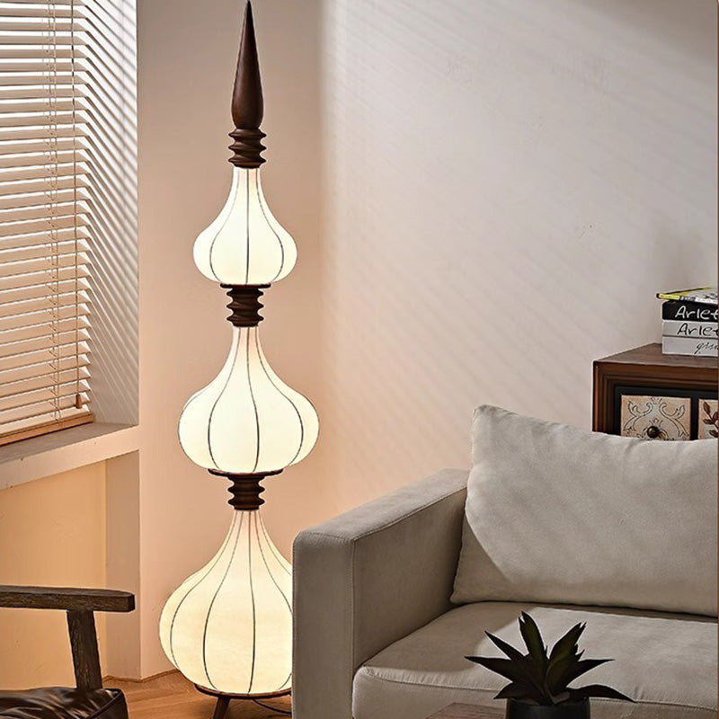 Oval Teardrop Onion Multilayer Floor Lamp
