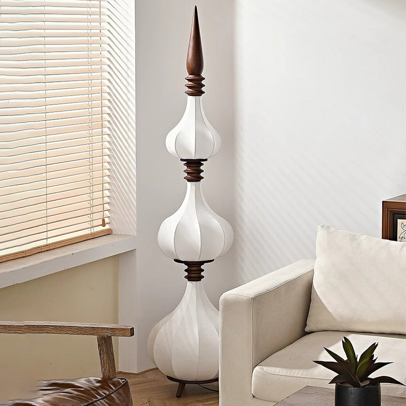Oval Teardrop Onion Multilayer Floor Lamp