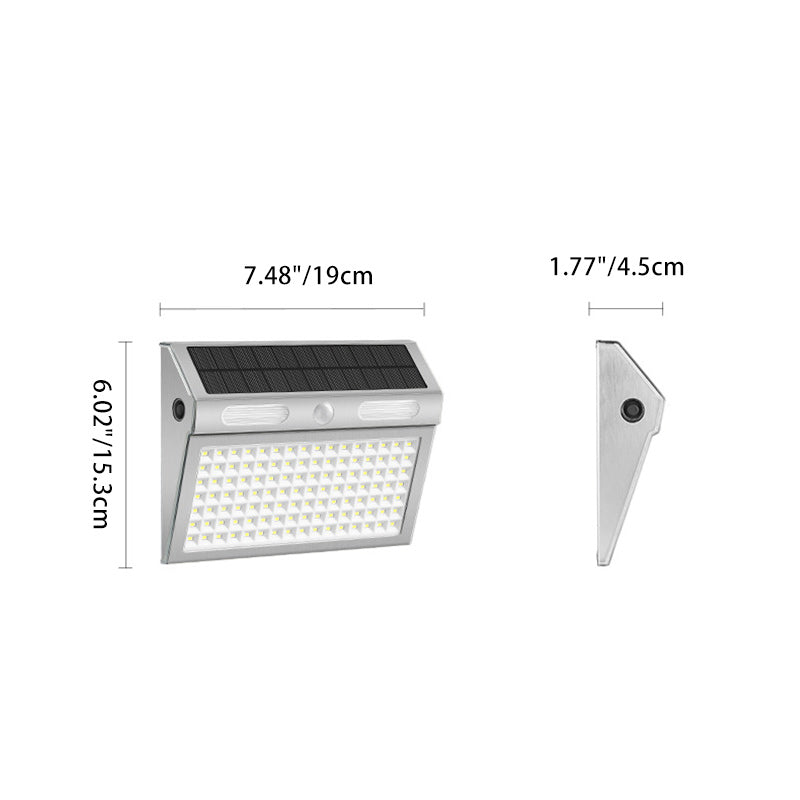 Rectangle Trapezoidal Stainless Steel Outdoor Light