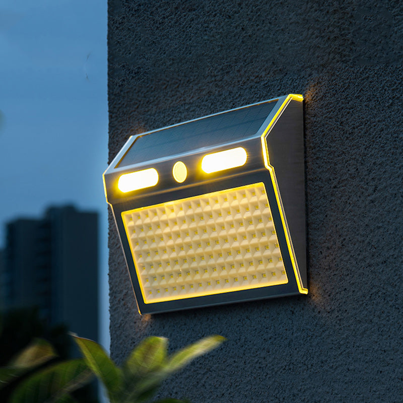 Rectangle Trapezoidal Stainless Steel Outdoor Light