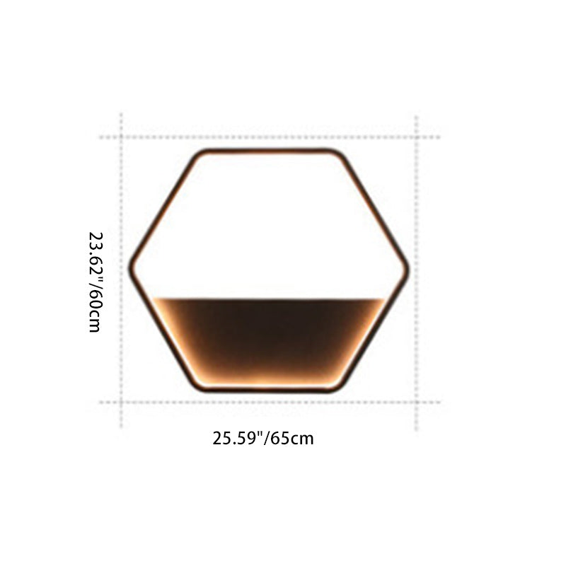 Round Hexagonal Semicircular Trapezoidal Outdoor Light