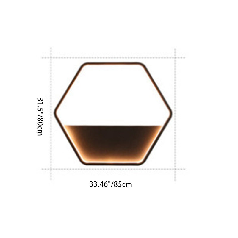 Round Hexagonal Semicircular Trapezoidal Outdoor Light