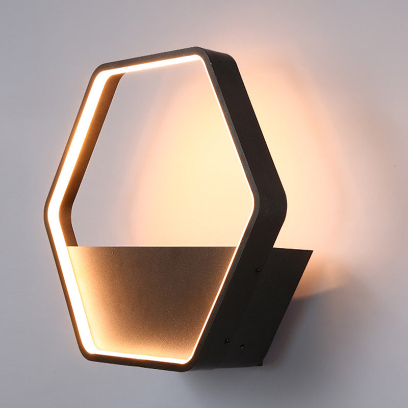 Round Hexagonal Semicircular Trapezoidal Outdoor Light