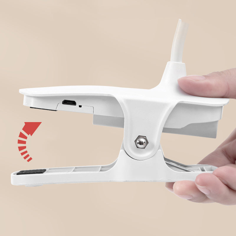 Round Long Hose Clamp Table Lamp