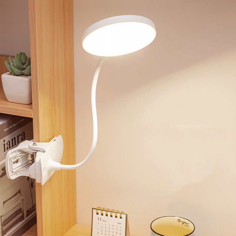 Round Long Hose Clamp Table Lamp