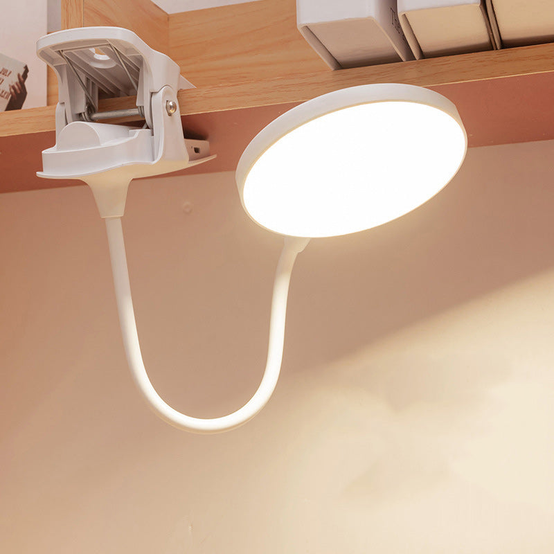 Round Long Hose Clamp Table Lamp