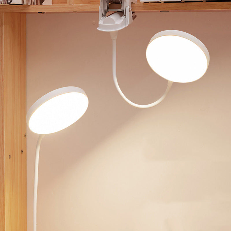 Round Long Hose Clamp Table Lamp