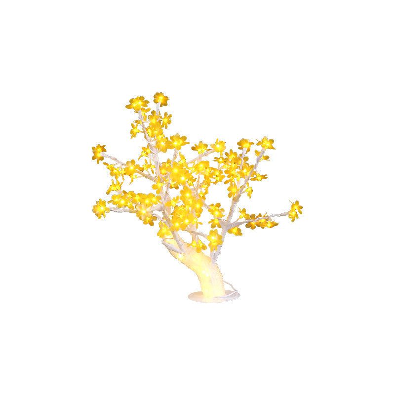 Simulation Tree Flower Petal Table Lamp