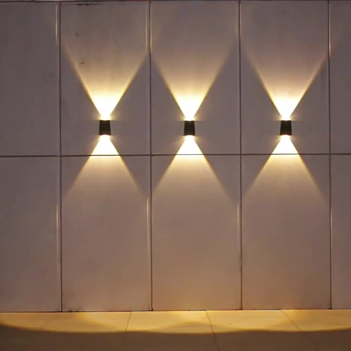 Trapezoidal Rectangle ABS PVC Outdoor Light