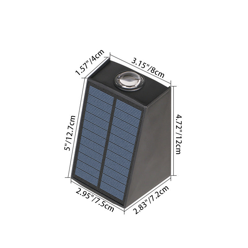 Trapezoidal Rectangle ABS PVC Outdoor Light