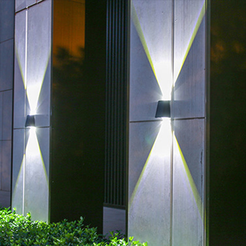 Trapezoidal Rectangle ABS PVC Outdoor Light