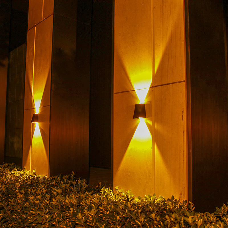 Trapezoidal Rectangle ABS PVC Outdoor Light