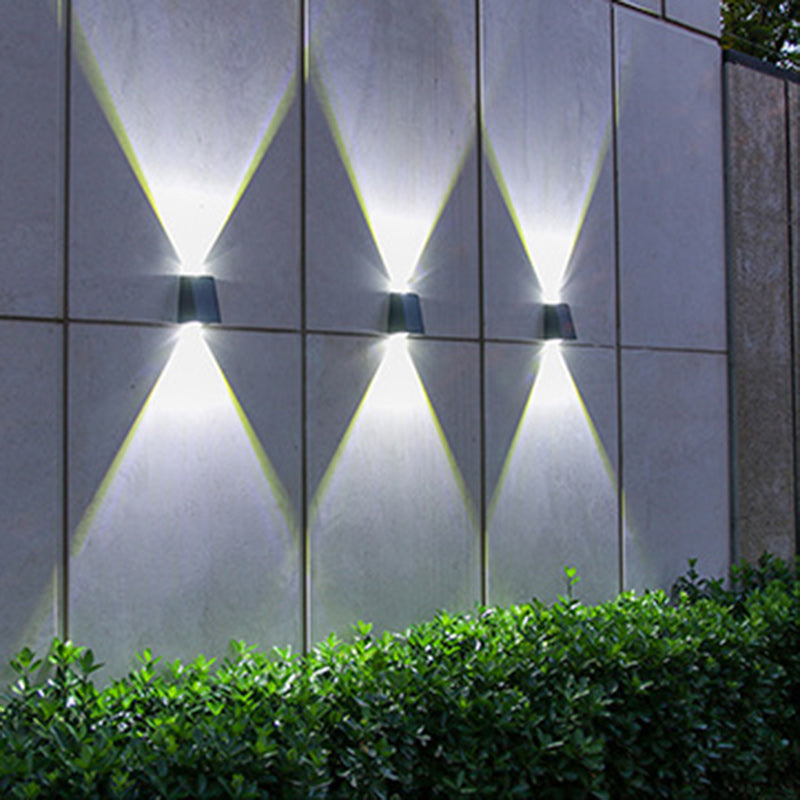 Trapezoidal Rectangle ABS PVC Outdoor Light