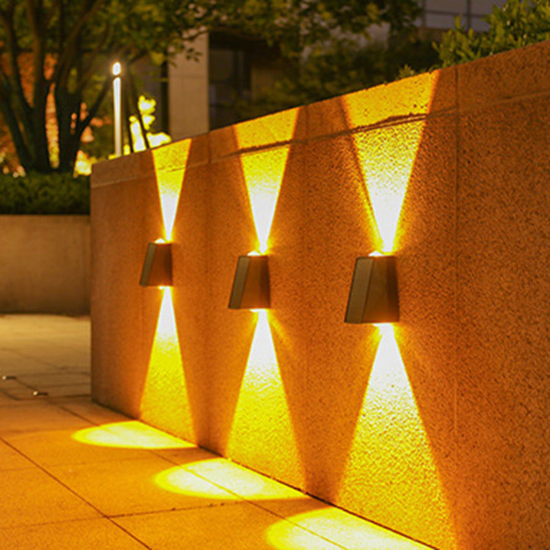 Trapezoidal Rectangle ABS PVC Outdoor Light