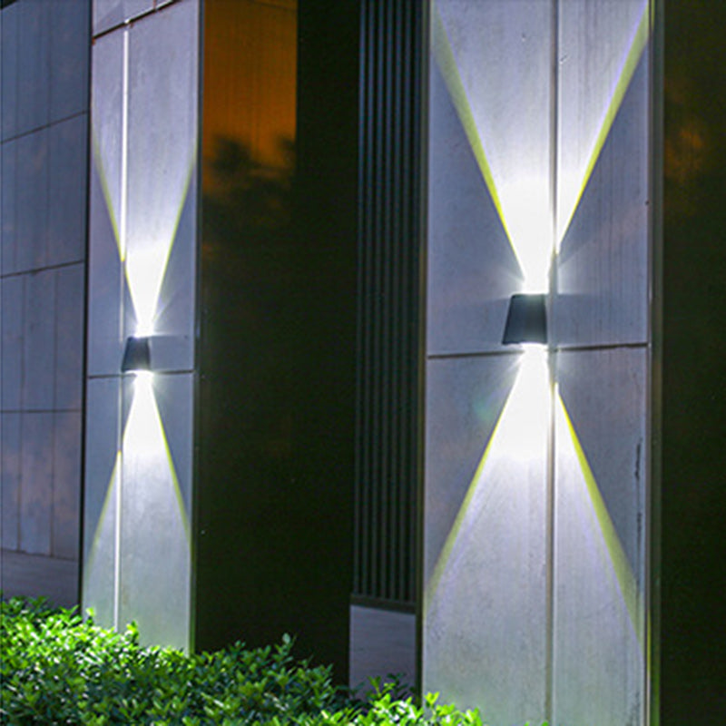 Trapezoidal Rectangle ABS PVC Outdoor Light