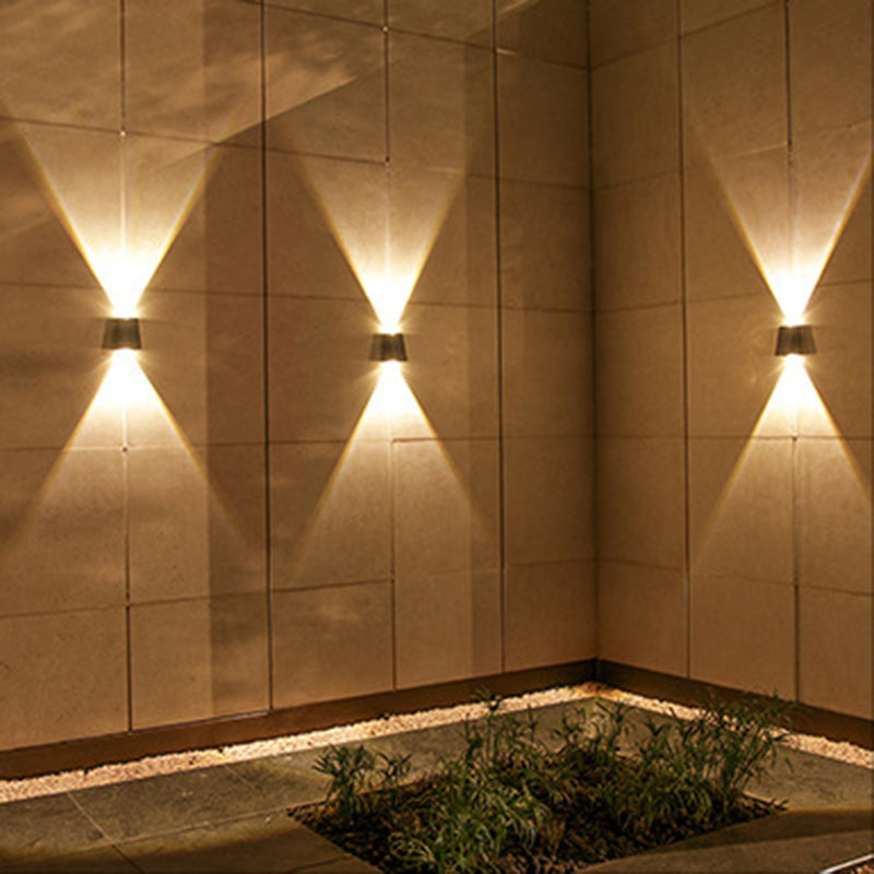 Trapezoidal Rectangle ABS PVC Outdoor Light
