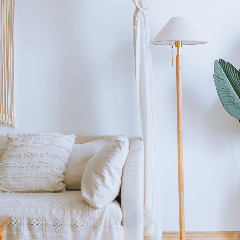 Round Table Cylinder Disc Floor Lamp