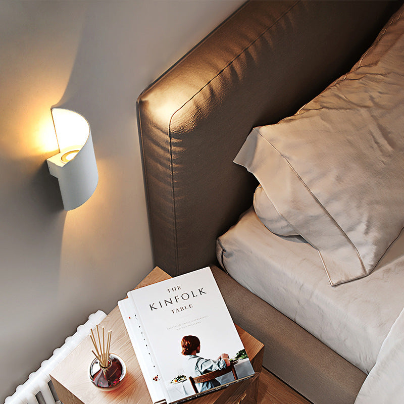 Spiral Aluminum Acrylic Bedroom Wall Lamp